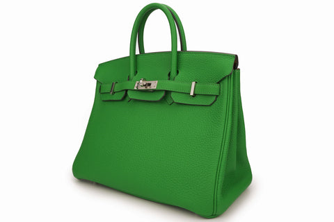 Hermès Birkin 25 Retourne Togo Bamboo Verso/Caramel PHW