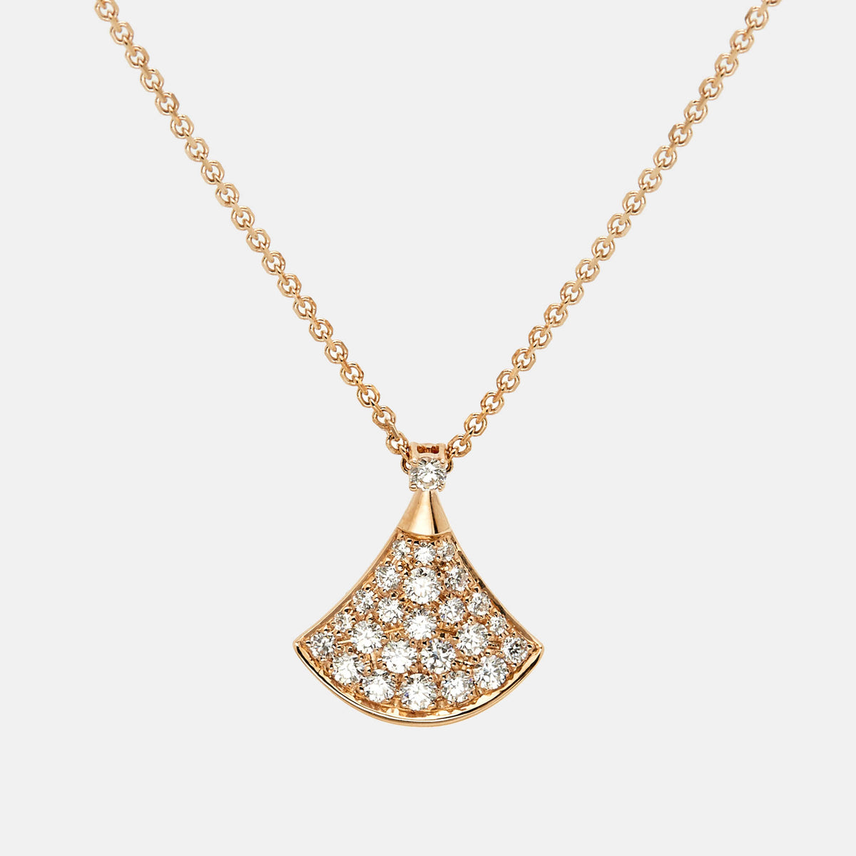 Bvlgari Divas' Dream Diamonds 18k Rose Gold Necklace