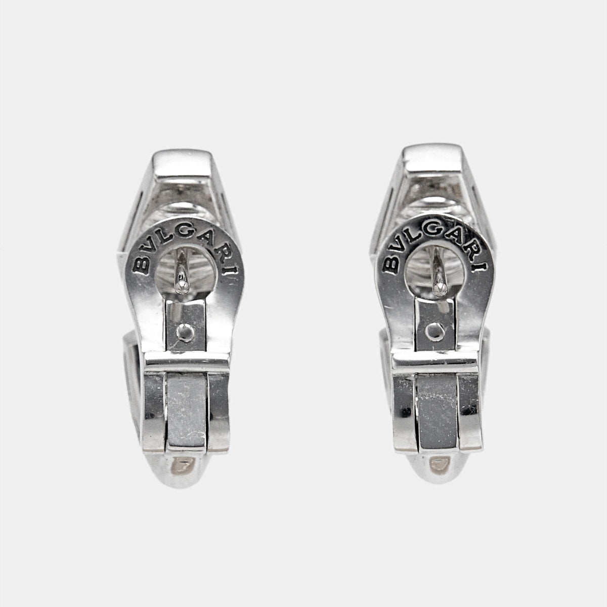 Bvlgari Serpenti Viper Diamond 18k White Gold Earrings