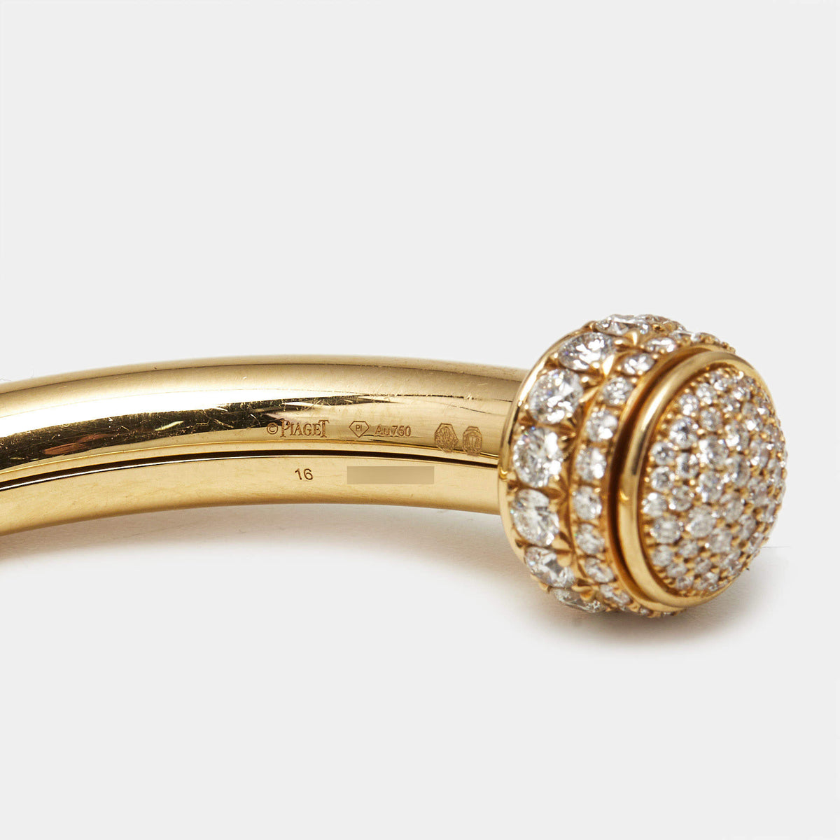 Piaget Possession Diamonds 18k Yellow Gold Bracelet 16